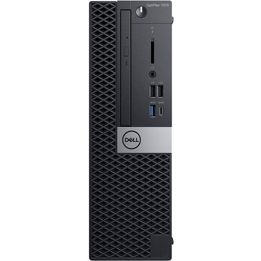 Dell OptiPlex 7070 SFF Desktop PC – Core i7-9700 / 8GB RAM / 256GB SSD / Win 10 Pro (N011O7070SFF) image 1