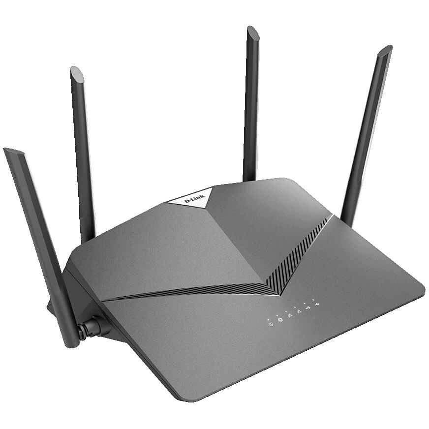 D-Link Wireless AC2600 Smart Wi-Fi Router (DIR-2640) — side view