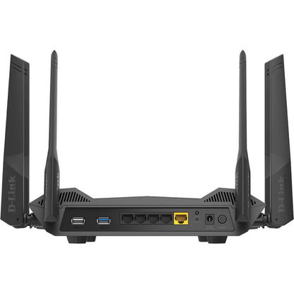 D-Link Smart AX5400 Wi-Fi 6 Gigabit Router (DIR-X5460) — rear view
