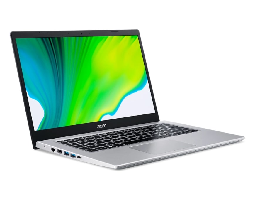Acer Aspire 5 Notebook PC – Core i5-1135G7 / 14.0″ FHD / 8GB RAM / 256GB SSD / Win 10 Home (NX.A27EA.00C) — side view