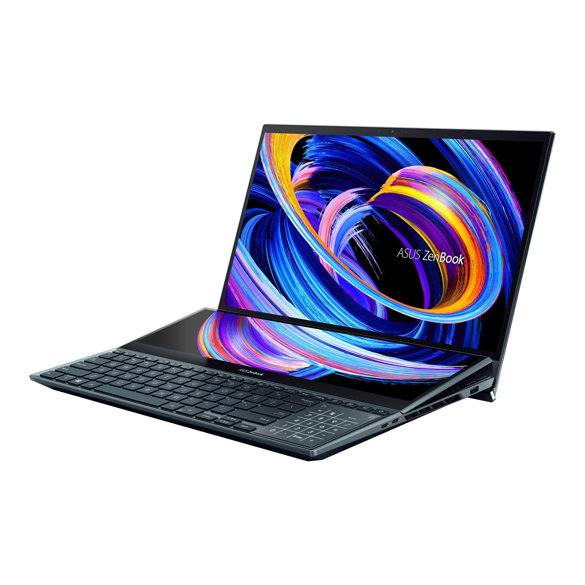 ASUS Zenbook Pro 15 Duo OLED Notebook PC – Core i9-12900H / 15.6″ FHD / 8GB RAM / 512GB SSD / Win 11 Pro / Blue (UX582ZM-OI93210BL1X) image 4