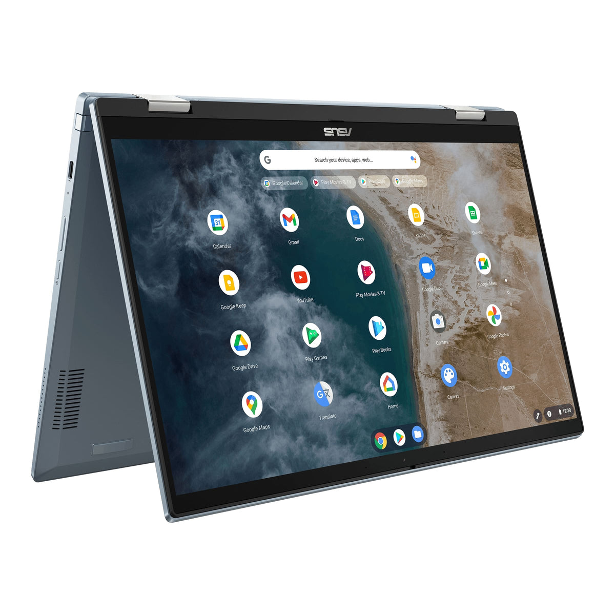 ASUS Chromebook Flip CX5 Advanced Notebook PC – Core i3-1110G4 / 14.0″ FHD Touch / 8GB RAM / 128GB SSD / Chrome OS / Blue (CX