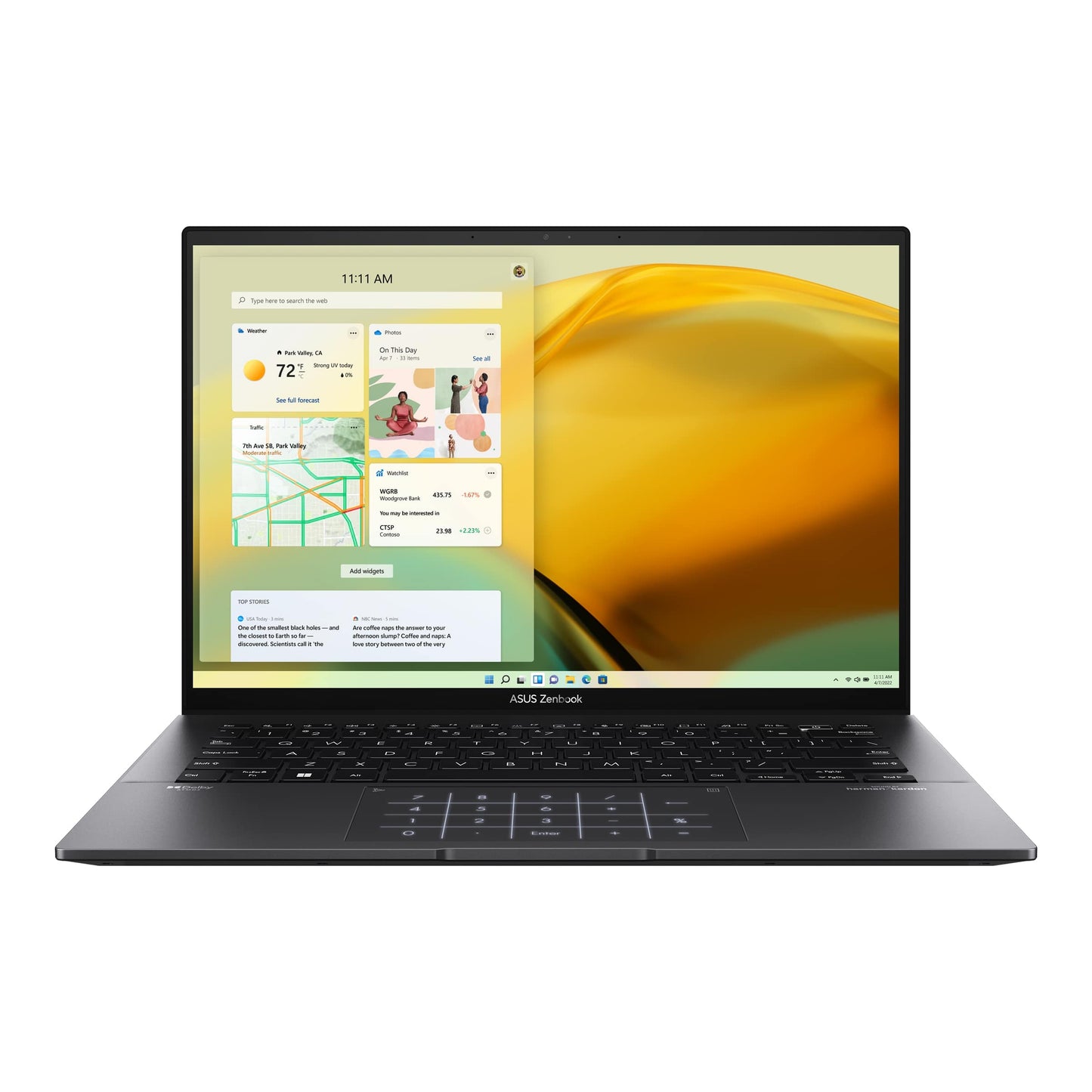ASUS Zenbook 14 OLED Notebook PC – Ryzen 7-5825U / 14.0″ WQXGA+(WQ+) OLED Non-Touch / 16GB RAM / 1TB SSD / Win 11 Home / Blac