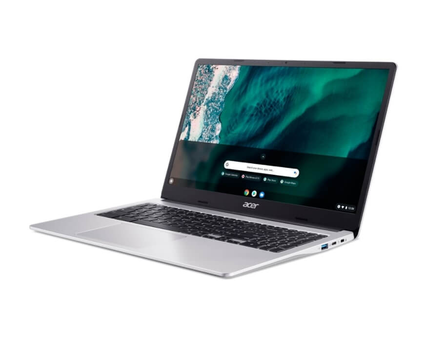 Acer Chrombook 315 CB315-4H Notebook PC – Celeron N4500 / 15.6″ HD / 8GB RAM / 128 eMMC / Chrome OS / Pure Silver (NX.KB9EA.001) image 4