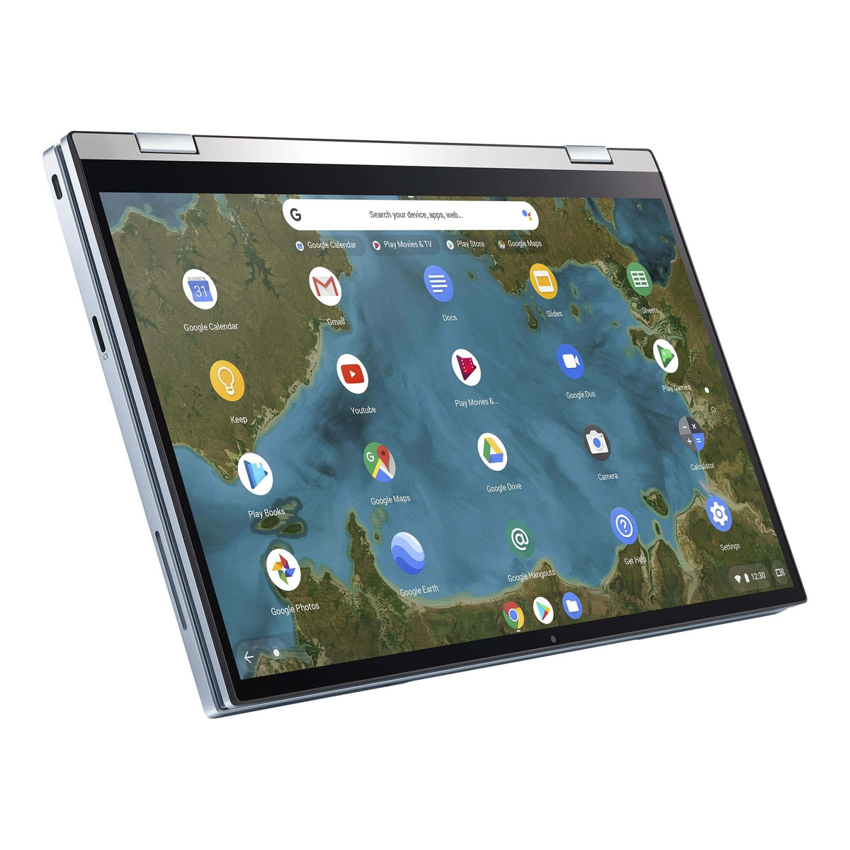 ASUS Chromebook Flip C433 Notebook PC – Core M3-8100Y / 14.0″ FHD Touch / 4GB RAM / 128GB eMMC / Chrome OS (C433TA-M34128G0C)