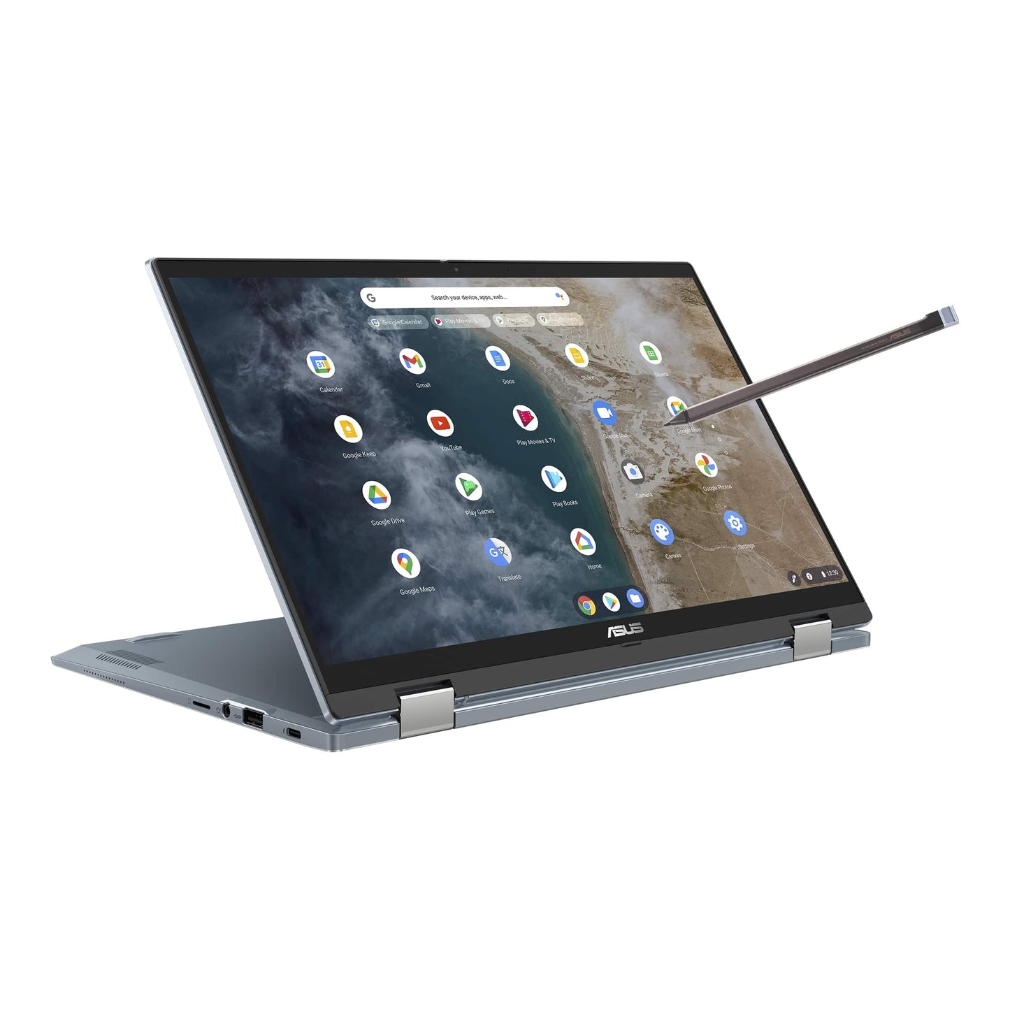 ASUS Chromebook Flip CX5 Advanced Notebook PC – Core i3-1110G4 / 14.0″ FHD Touch / 8GB RAM / 128GB SSD / Chrome OS / Blue (CX