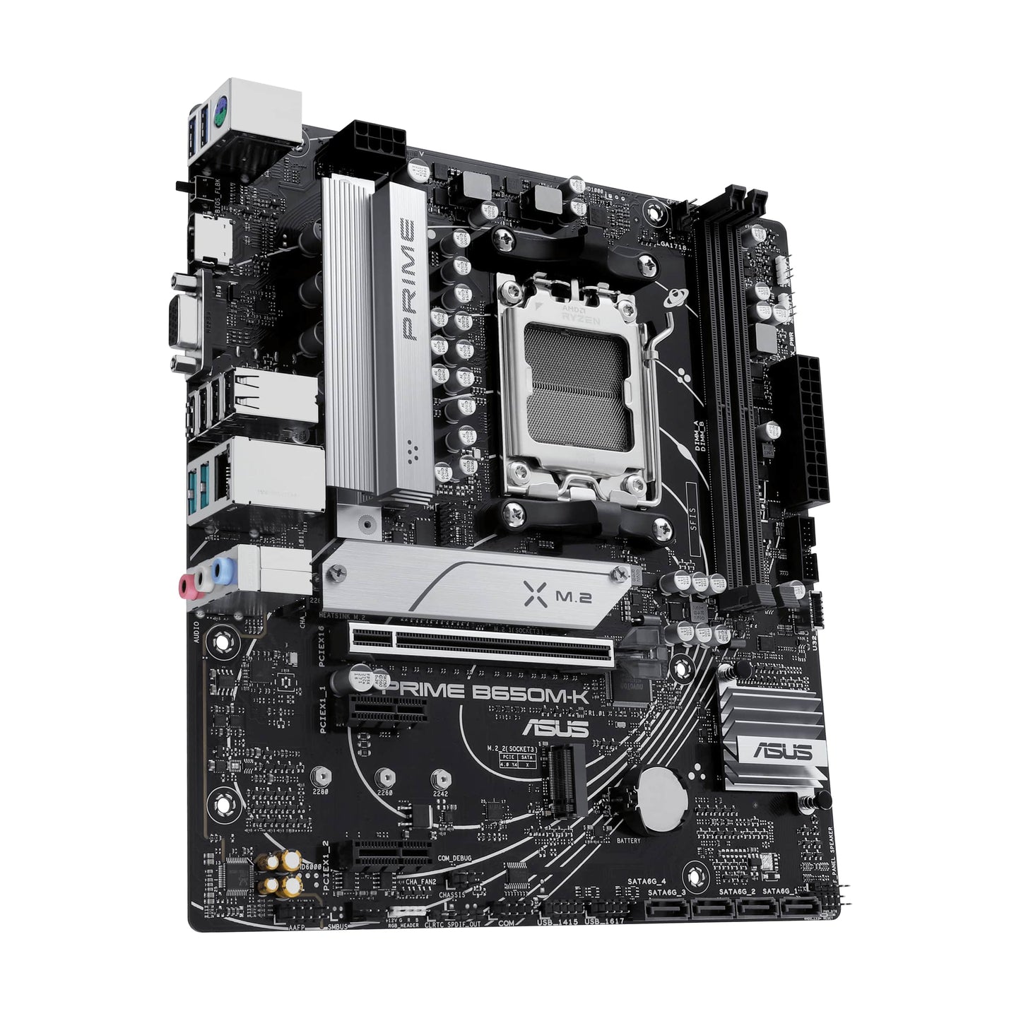ASUS Prime B650M-K AM5 Micro-ATX Motherboard (90MB1F60-M0EAY0) image 2