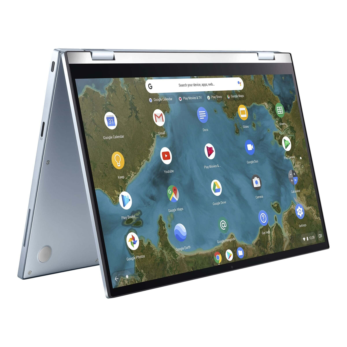 ASUS Chromebook Flip C433 Notebook PC – Core M3-8100Y / 14.0″ FHD Touch / 4GB RAM / 128GB eMMC / Chrome OS (C433TA-M34128G0C)