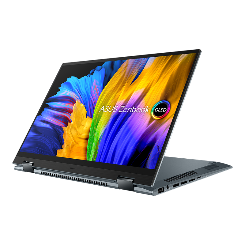 ASUS Zenbook 14 Flip OLED UP5401 Notebook PC – Core i7-1165G7 / 14.0″ 2.8K OLED Touch / 16GB RAM / 512GB SSD / Win 11 Home / 