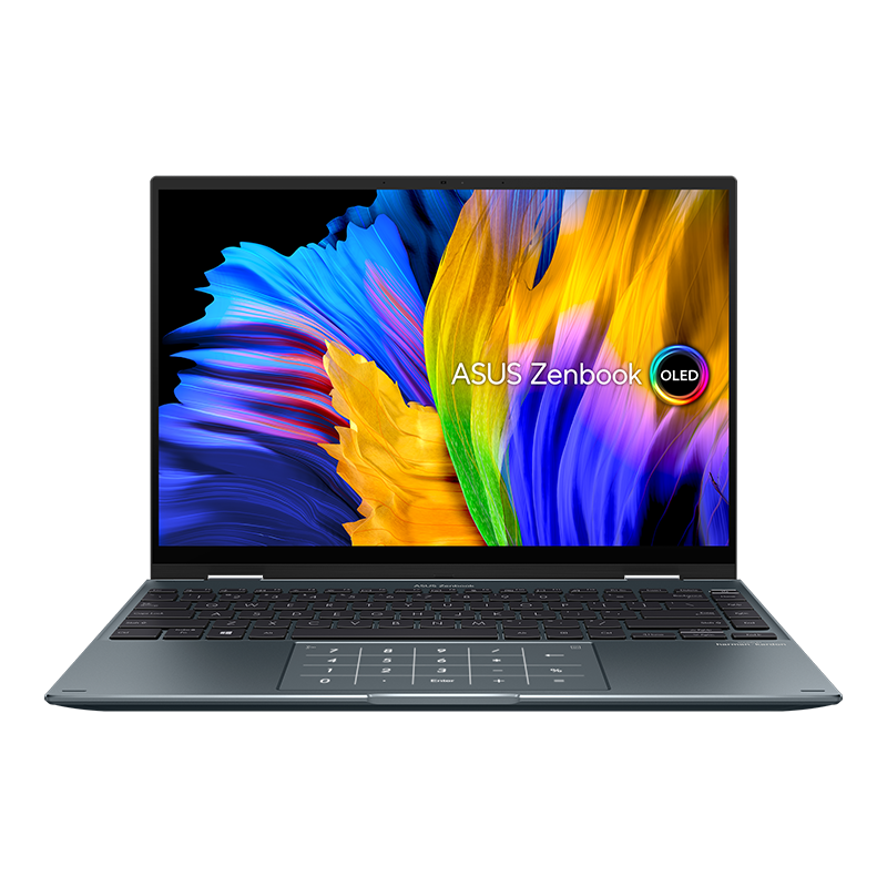 ASUS Zenbook 14 Flip OLED UP5401 Notebook PC – Core i7-1165G7 / 14.0″ 2.8K OLED Touch / 16GB RAM / 512GB SSD / Win 11 Home / 