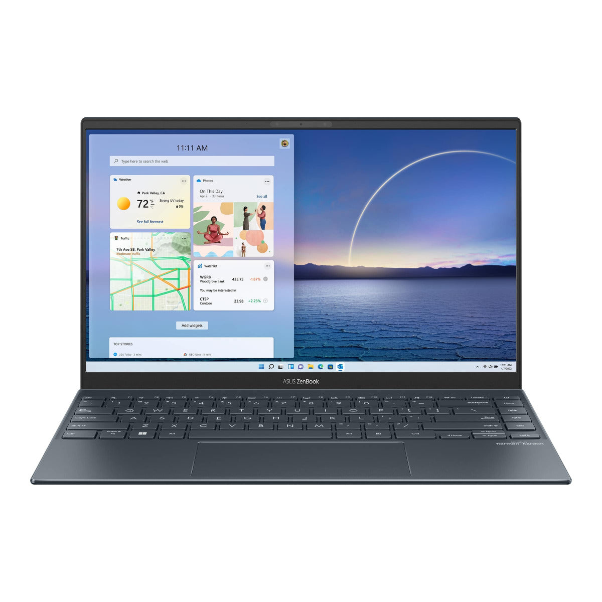 ASUS Zenbook 14 UX425EA Notebook PC – Core i5-1135G7 / 14.0″ FHD / 8GB RAM / 512GB SSD / Win 11 Home / Grey (UX425EA-I58512G1