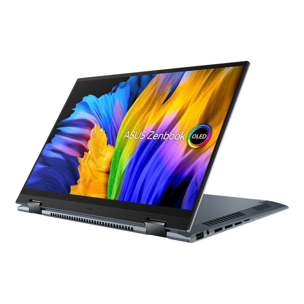 ASUS Zenbook 14 Flip OLED Notebook PC – Core i7-12700H / 14.0″ WQXGA OLED Touch / 16GB RAM / 512GB SSD / Win 11 Home / Grey (