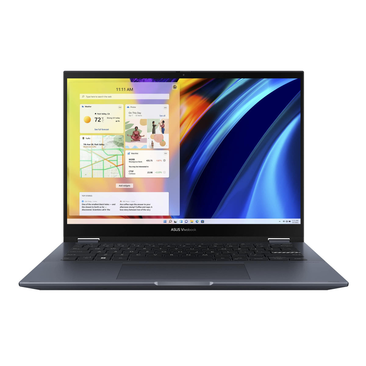 ASUS Vivobook S 14 Flip Notebook PC – Ryzen 7-5800H / 14.0″ WQXGA Touch / 8GB RAM / 512GB SSD / Win 11 Home / Blue (TN3402QA-