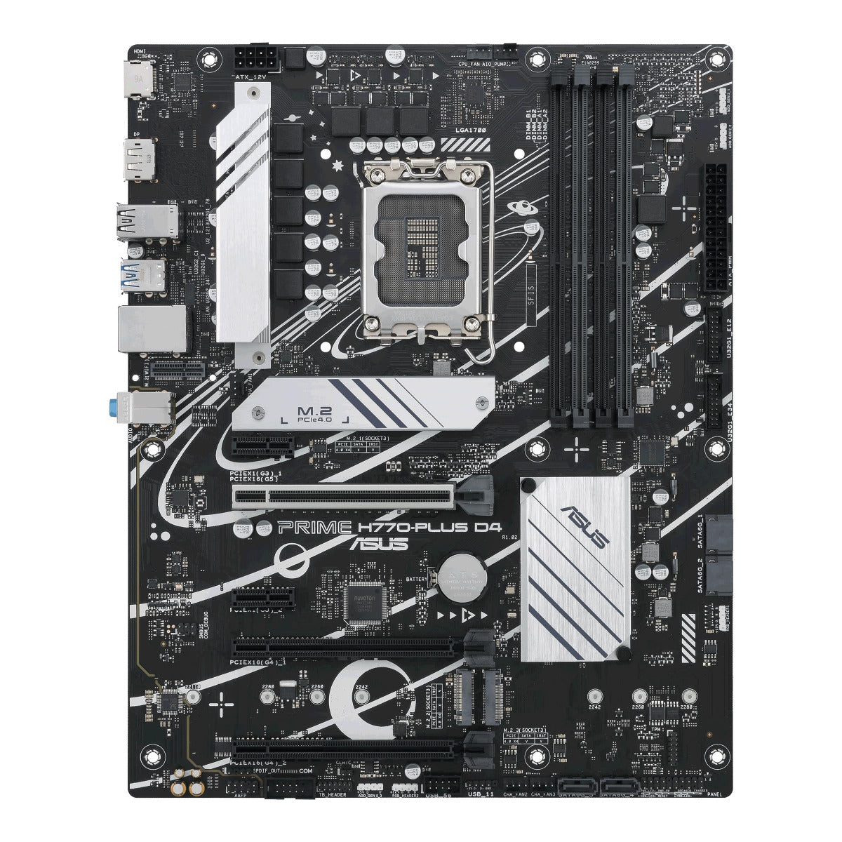 ASUS PRIME H770-PLUS D4 Motherboard (PRIME H770-PLUS D4) image 1