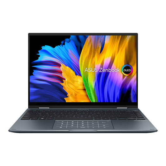 ASUS Zenbook 14 Flip OLED Notebook PC – Core i7-12700H / 14.0″ WQXGA OLED Touch / 16GB RAM / 512GB SSD / Win 11 Home / Grey (UP5401ZA-I716512G0W) image 2