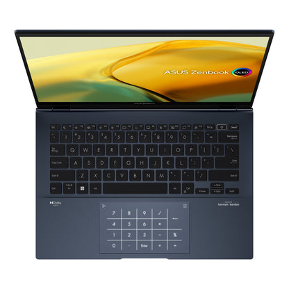 ASUS Zenbook 14 OLED UX3402 Notebook PC – Core i7-1360P / 14.0″ WQXGA+ OLED / 16GB RAM / 1TB SSD / Win 11 Home / Blue (90NB10