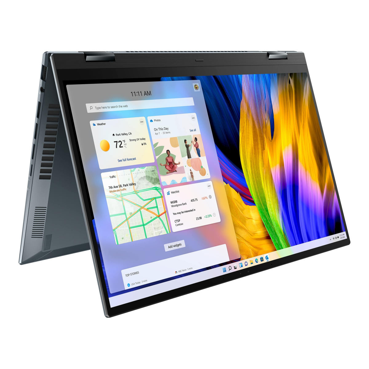 ASUS Zenbook 14 Flip OLED Notebook PC – Core i7-12700H / 14.0″ WQXGA OLED Touch / 16GB RAM / 512GB SSD / Win 11 Home / Grey (