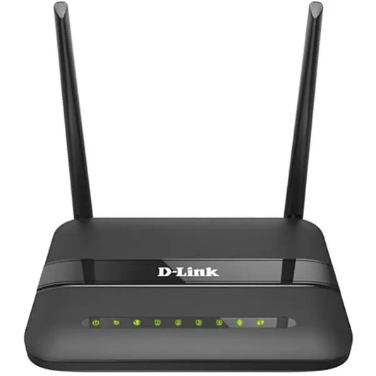 D-Link ADSL/2/2+ N300 4-port Fast Ethernet Wireless Router (DSL-124) image 1