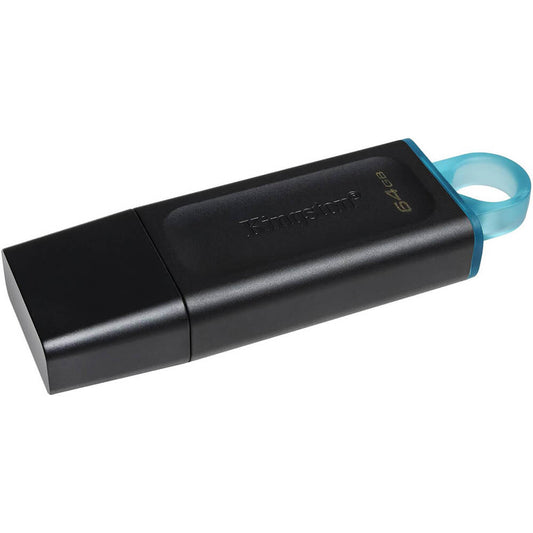 Kingston 64GB USB3.2 Gen 1 Data Traveler Exodia Black + Teal (DTX/64GB) image 1