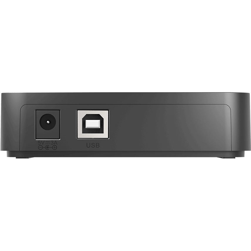 D-LINK 7 Port USB Hub (DUB-H7) — rear view