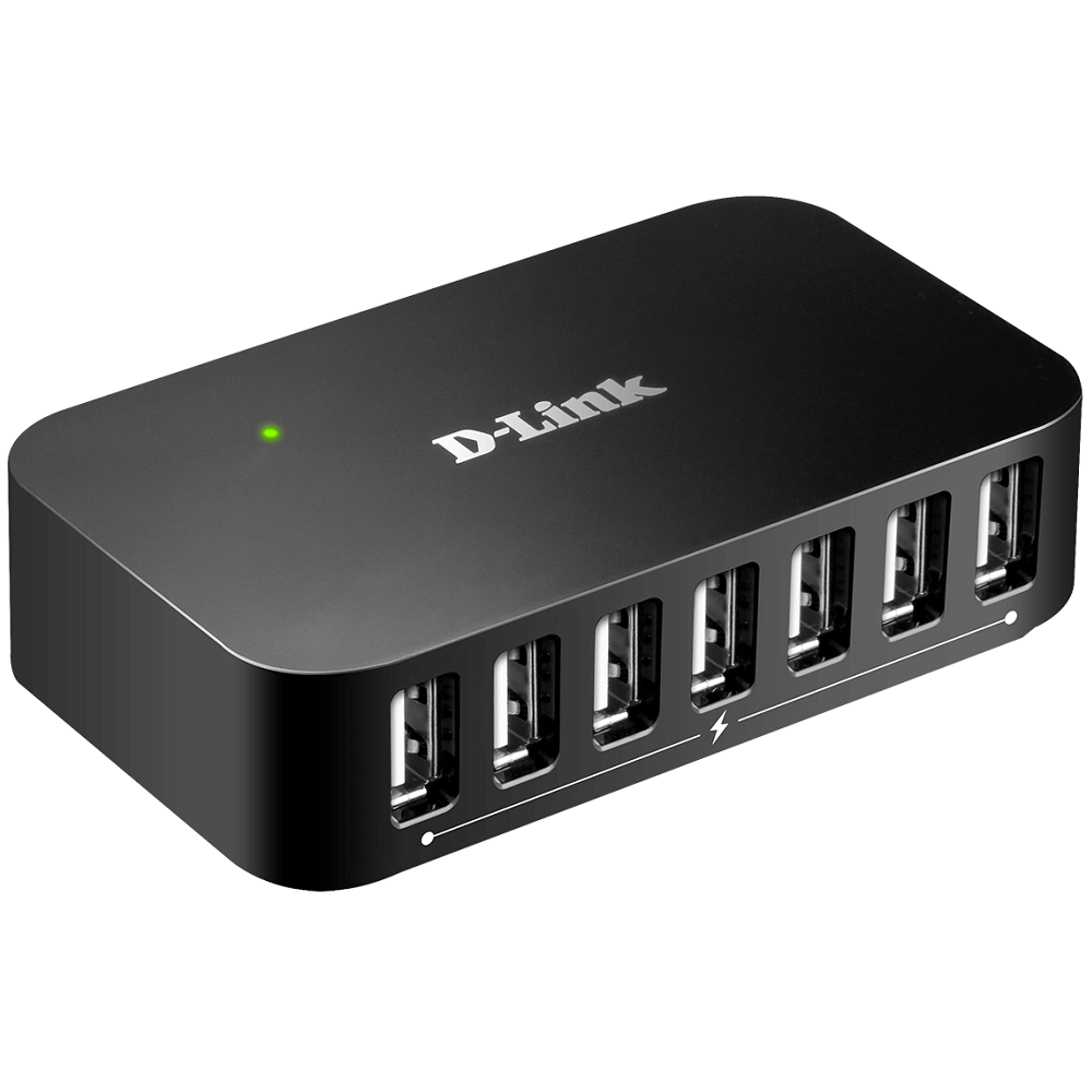 D-Link DUB-H7 7-Port USB 2.0 Hub — front view