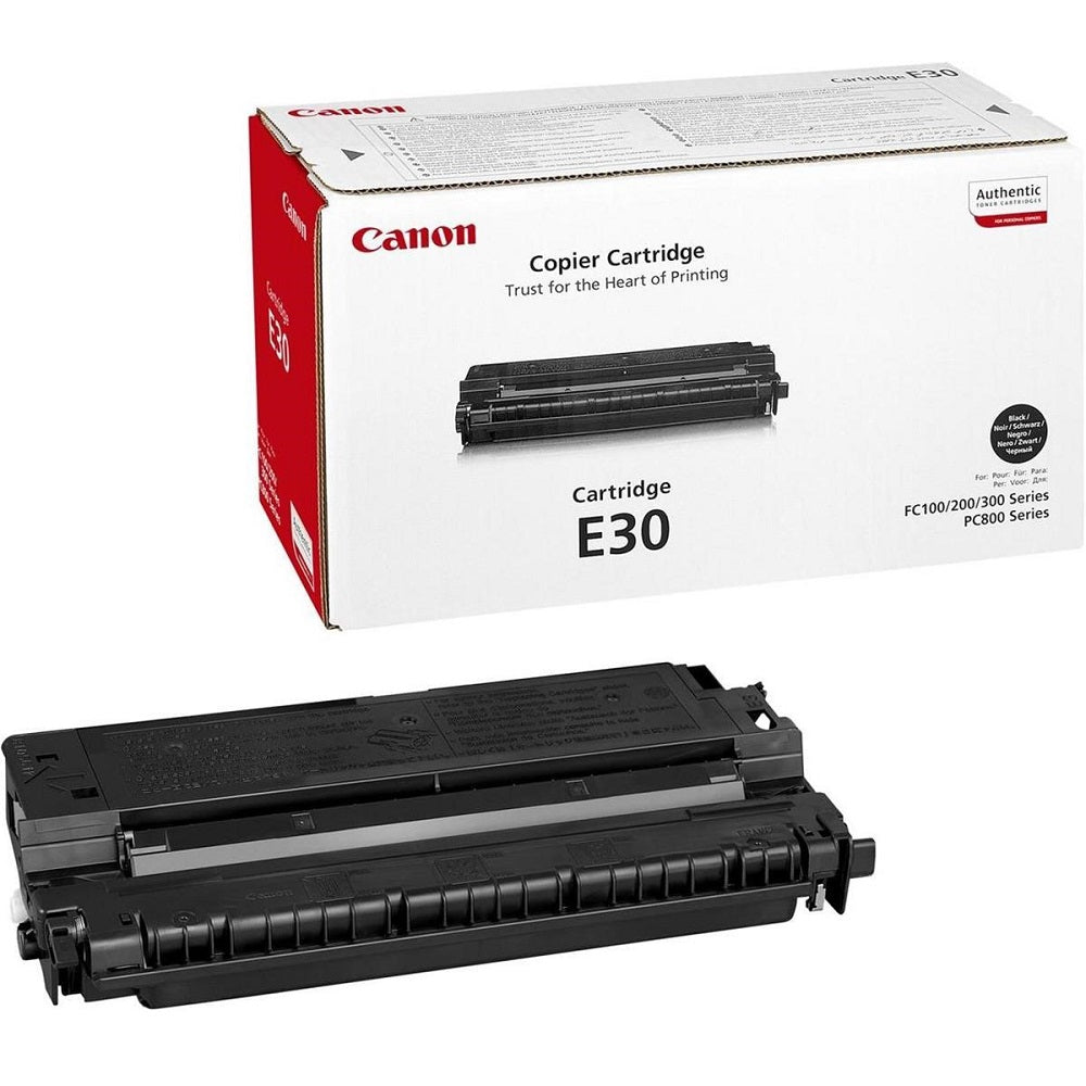 Genuine Canon E30 Black Laser Toner Cartridge image 1