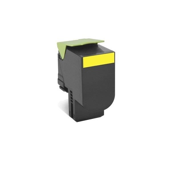 Lexmark 808SY Yellow Return Program Toner Cartridge (80C8SY0) image 1