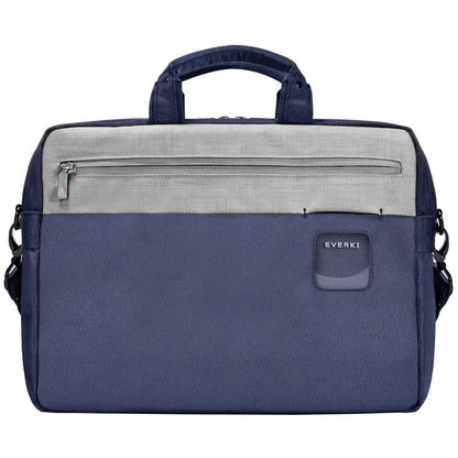 Everki Commuter 15.6” Laptop Briefcase-Navy/Ash (EVERKI EKB460N)