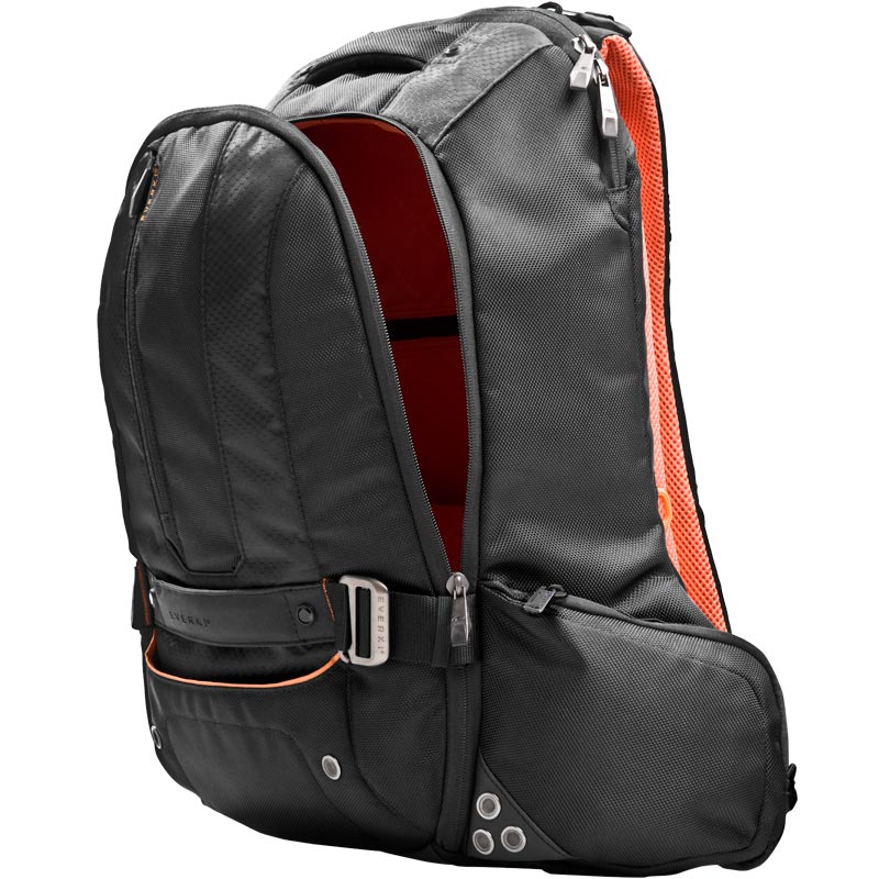 Everki Beacon 18″ Gaming Laptop Backpack (EKP117NBKCT) — rear view