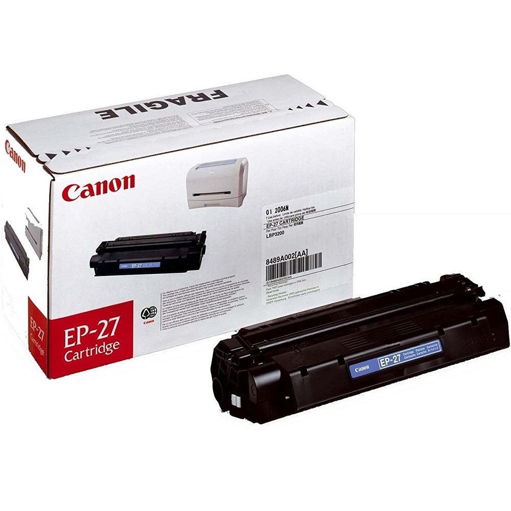Genuine Canon EP-27 Black Laser Toner Cartridge image 1