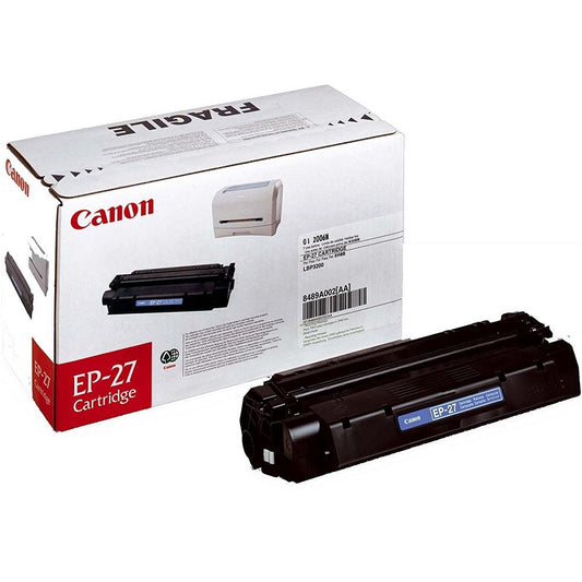 Genuine Canon EP-27 Black Laser Toner Cartridge image 1