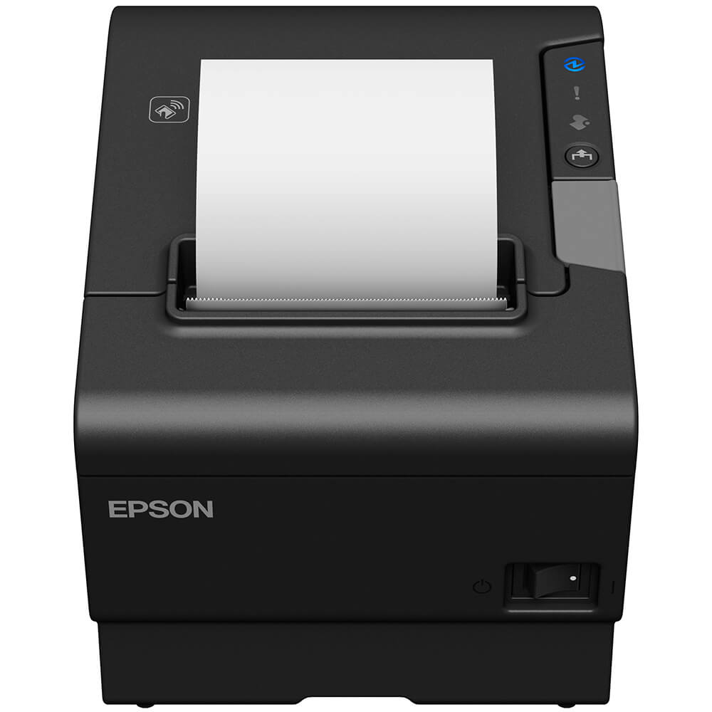 Epson TM-T88VI 111 POS Receipt Printer with Serial, USB & Ethernet (C31CE94111) image 1
