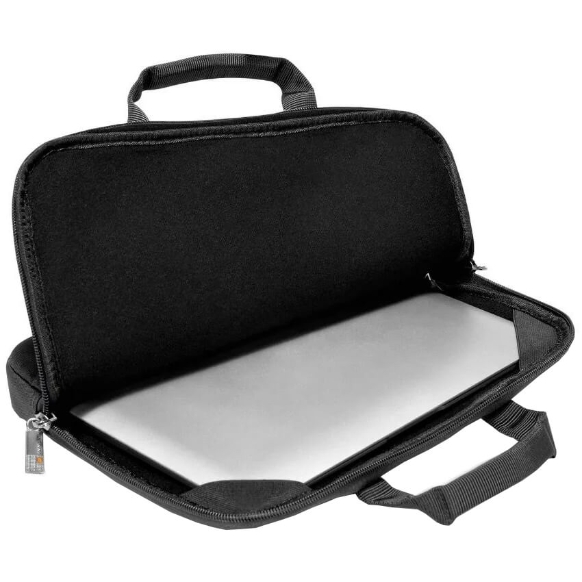 Everki EKF861S11 ContemPRO 11.6” Laptop Sleeve – Black/Ash (EVERKI EKF861S11) — front view