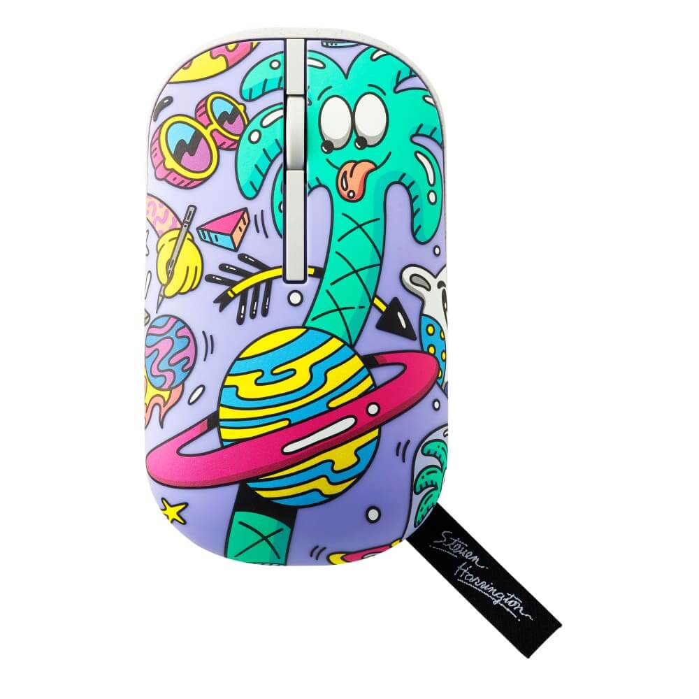 ASUS Marshmallow MD100 Steve Harrington Edition Bluetooth Mouse (90XB07A0-BMU080) image 1