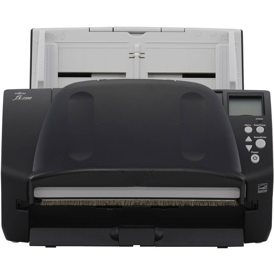 Fujitsu 80ppm / 160ipm Duplex A4 ADF Document Scanner (FI-7180) image 1