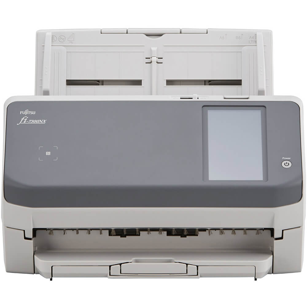 Fujitsu 60ppm/120ipm A4 Duplex ADF Touchscreen Wi-Fi USB3.1 Gigabit Ethernet LED Workgroup Scanner (fi-7300NX) image 1