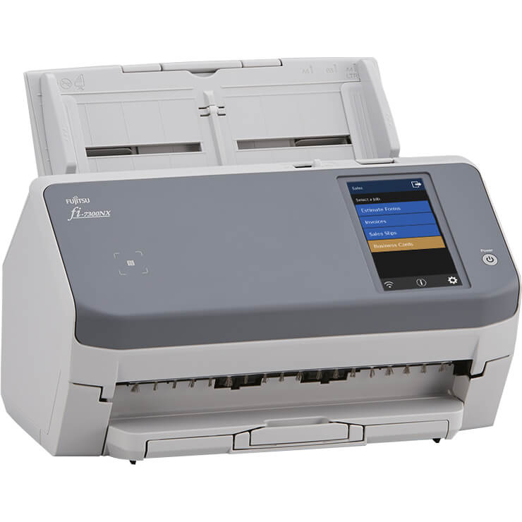 Fujitsu 60ppm/120ipm A4 Duplex ADF Touchscreen Wi-Fi USB3.1 Gigabit Ethernet LED Workgroup Scanner (fi-7300NX) image 2