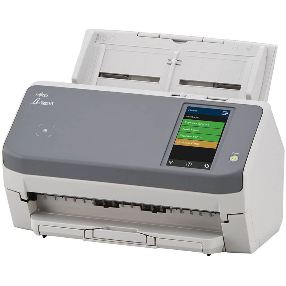 Fujitsu 60ppm/120ipm A4 Duplex ADF Touchscreen Wi-Fi USB3.1 Gigabit Ethernet LED Workgroup Scanner (fi-7300NX) image 3