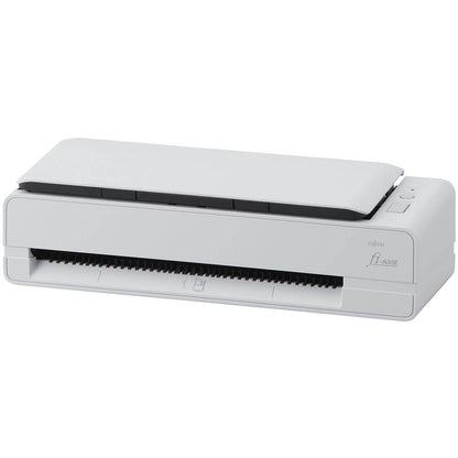 Fujitsu 40ppm/80ipm A4 Duplex ADF + Single Feed (Return Scan) USB 3.2 LED Workgroup Scanner (FI-800R) — side view