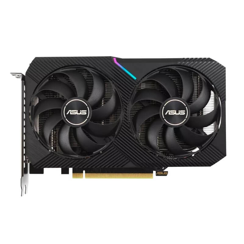 ASUS Dual GeForce RTX 3050 8GB GDDR6 OC Edition Graphics Card (90YV0HH0-M0NA00) image 2
