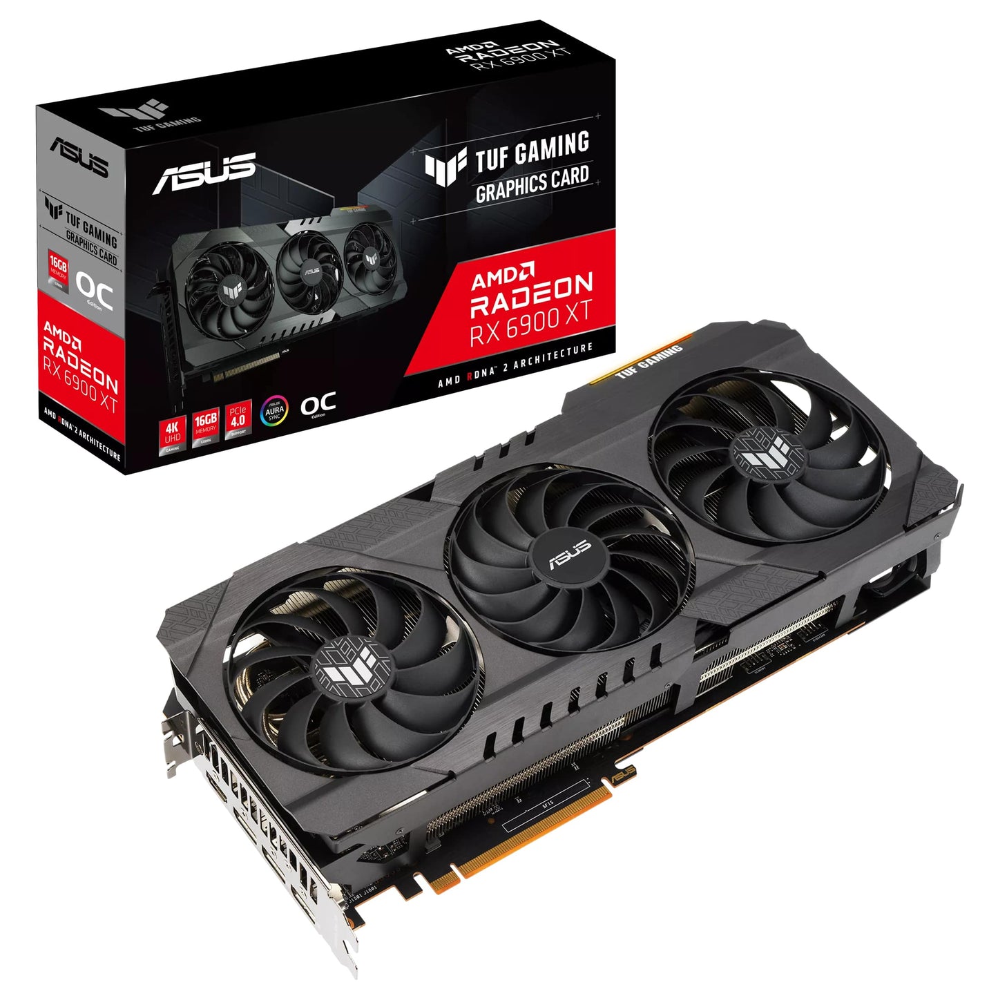 ASUS TUG Gaming Radeon RX 6900 XT OC 16GB GDDR6 Edition Graphics Card (90YV0GE0-M0NM00) image 1