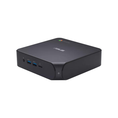 ASUS Chromebox 4 Mini Desktop PC – Celeron 5205U / 4GB RAM / 32GB eMMC Drive / Chrome OS (CHROMEBOX4-GC004UN) — side view