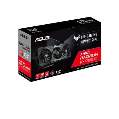 ASUS TUG Gaming Radeon RX 6900 XT OC 16GB GDDR6 Edition Graphics Card (90YV0GE0-M0NM00) — rear view