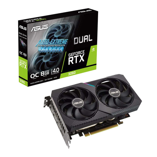 ASUS Dual GeForce RTX 3060 8GB GDDR6 OC Edition Graphics Card (90YV0GB5-M0NA00) image 1