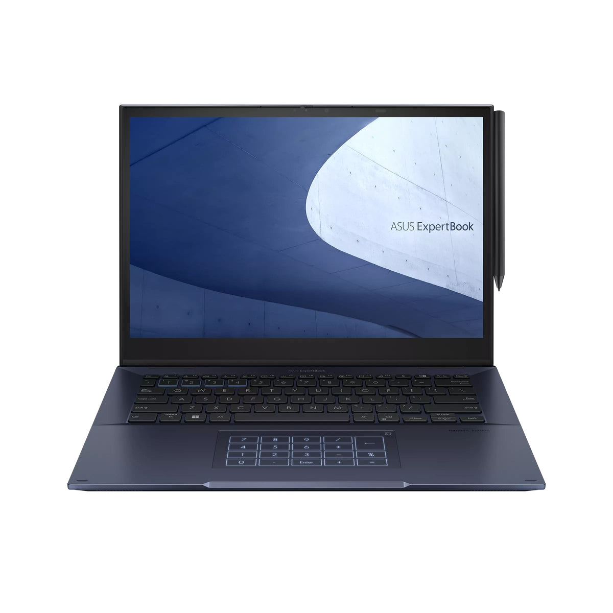 ASUS ExpertBook B7 Flip B7402F Notebook PC – Core i7-1260P / 14″ WQXGA Touch / 32GB RAM / 1TB SSD / LTE / Win 11 Pro / Star B