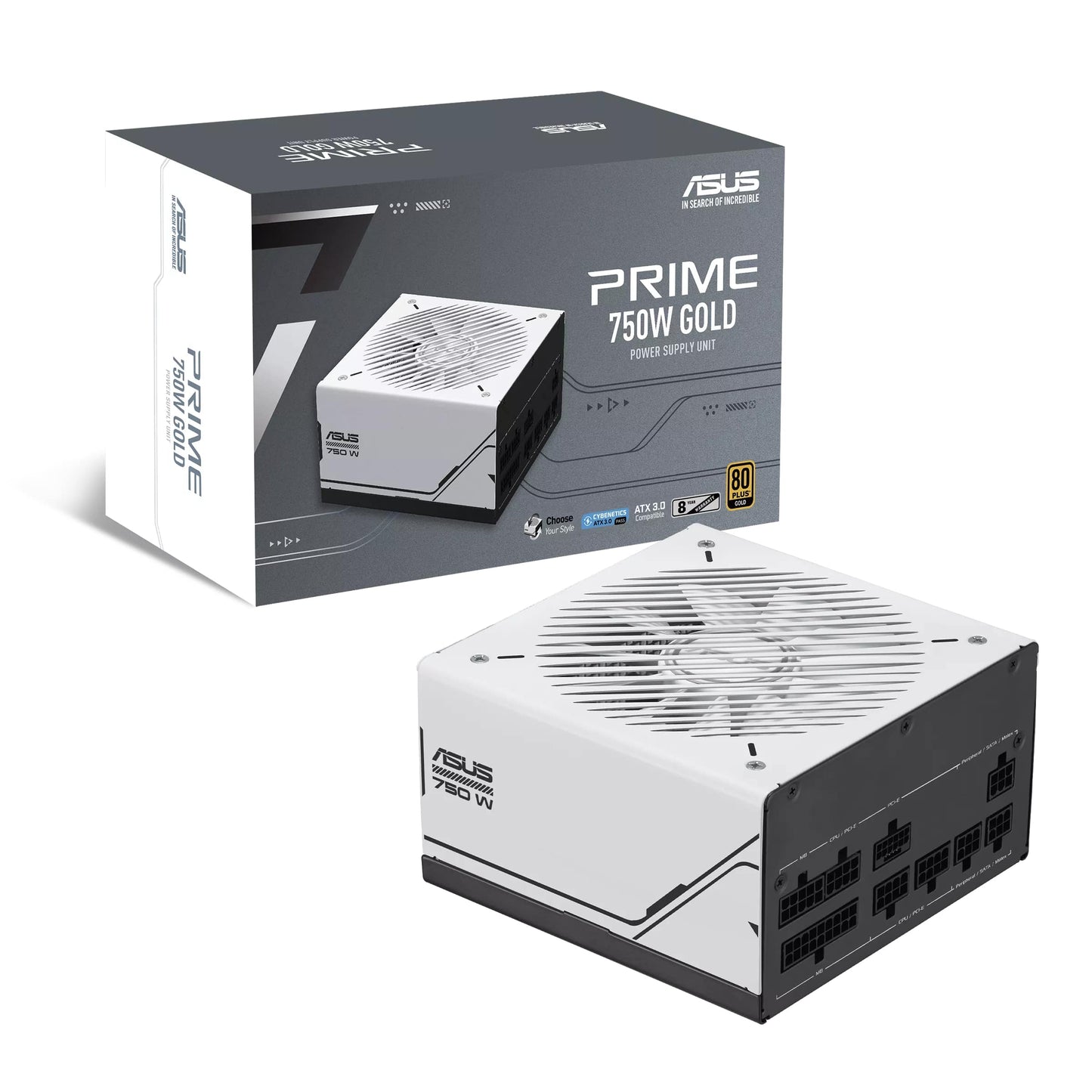 ASUS Prime 750W 80+ Gold Power Supply (90YE00U1-B0NB00) image 1