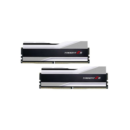 G.Skill Trident Z5 DDR5-6000MHz CL40-40-40-76 1.30V 32GB (2x16GB) – Silver Desktop Memory (GZ-TZ-6000C40-2x16S) image 1