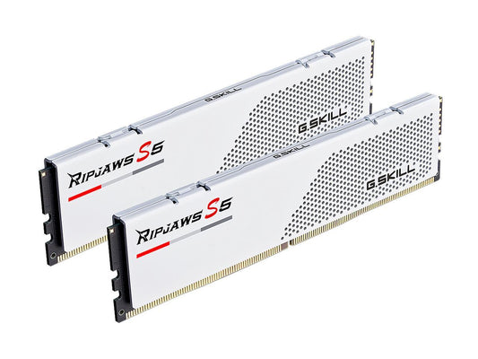 G.Skill Ripjaws S5 DDR5-5600MHz CL36-36-36-76 1.20V 32GB (2x16GB) White Desktop Memory (GZ-RJS5-5600-2x16W) image 2