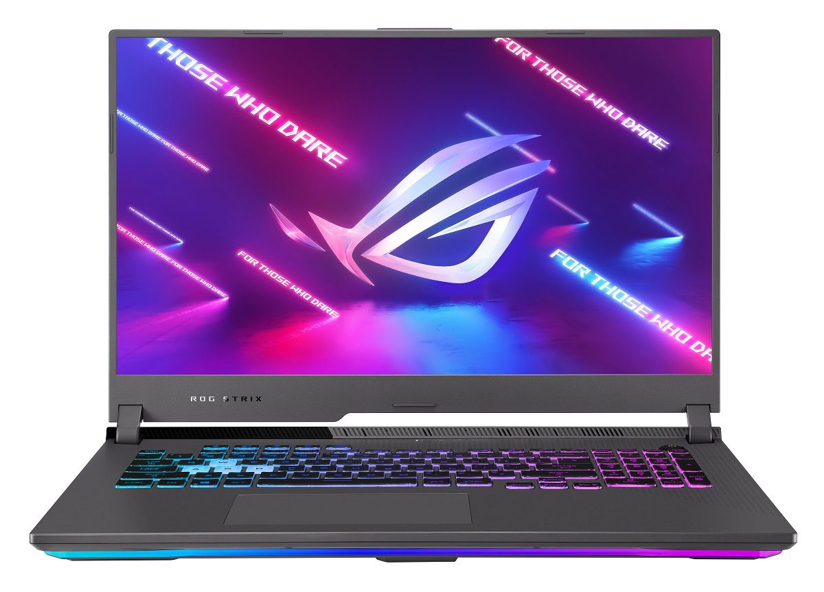 ASUS ROG Strix G17 Gaming Notebook PC – Ryzen 7-6800H / 17.3″ FHD Non-Touch / 16GB RAM / 512GB SSD / NVIDIA GeForce RTX 3060 Graphics / Win 11 Home (G713RM-716512G0W) image 1