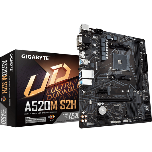 Gigabyte A520M S2H DDR4 AM4 Motherboard (GA-A520M-S2H) image 1